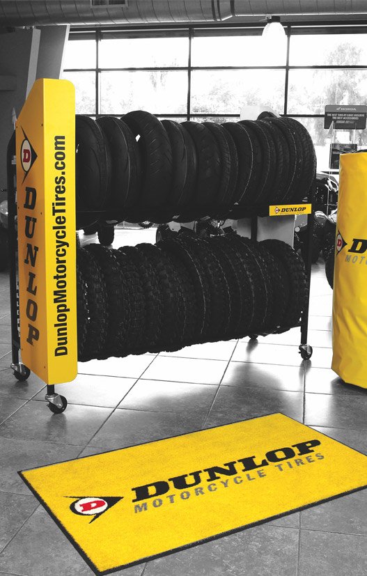 In-store Dunlop display materials