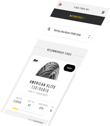 Dealer tire finder preview